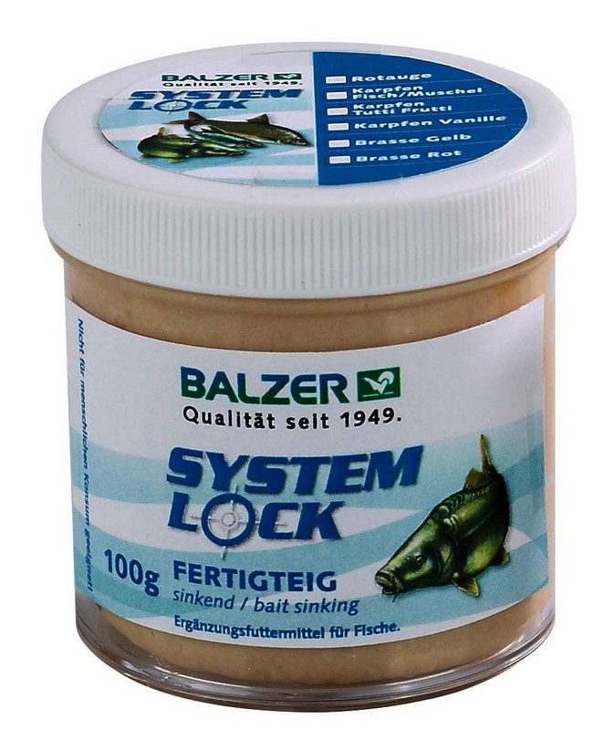 Balzer Frosch System Lock Fertigteig Brasse Karpfen Schleie Rotauge Vanillie New