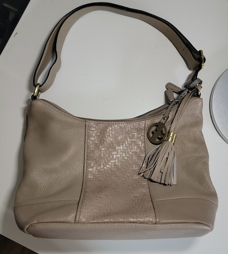 Giani Bernini Handbag Beige Leather 119036 | eBay