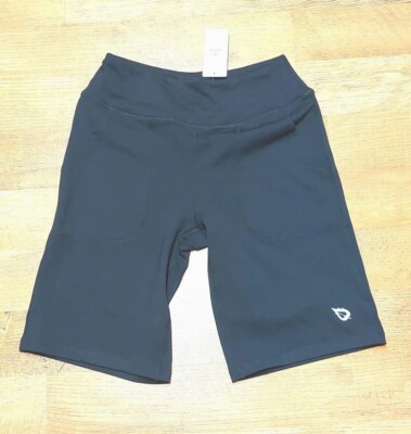 BALEAF Women's 10'' Athletic High-Waisted Bermuda Long Shorts Running Yoga NWT