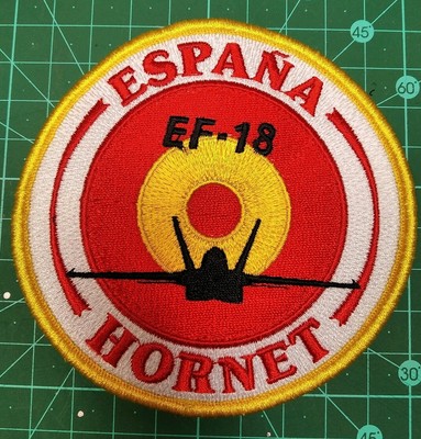 SPANISH AIR FORCE F-18 EJERCITO DEL AIRE ESPAÑOL PATCH PARCHE