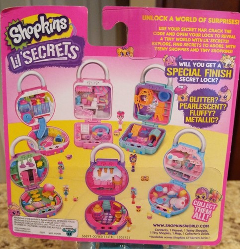 Shopkins Lil' Secrets Great Bakes Cupcakes Teeny Shoppie Doll ~New FREE SHIPPING