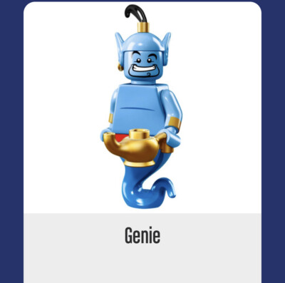 lego disney genie minifigure collectible series 1 aladin dis005 326184333806