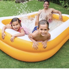 Intex Mandarin Inflatable Backyard Kids Pool Swim Center Kiddie SHIPS FREE! | eBay