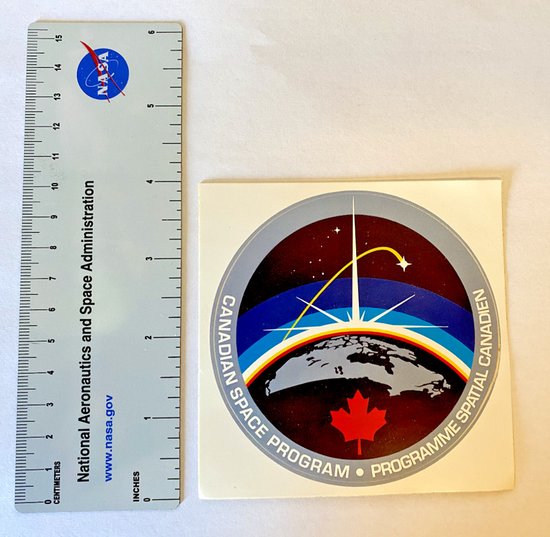 Canadian Space Program Sticker Decal