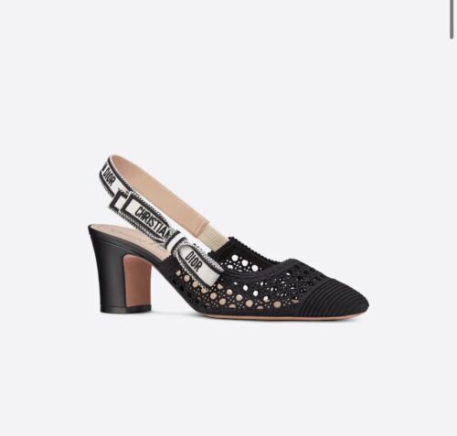 Authentic Christian Dior & Moi Slingback Pumps Black Cannage Authentic Christian Dior & Moi Slingback Pumps Black Cannage