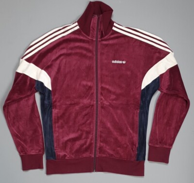 トップス 00s adidas velor fabric track jacket M 00s adidas velor fabric track jacket M
