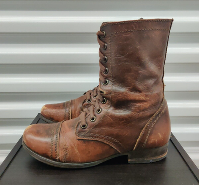 Steve madden cheap cap toe boot