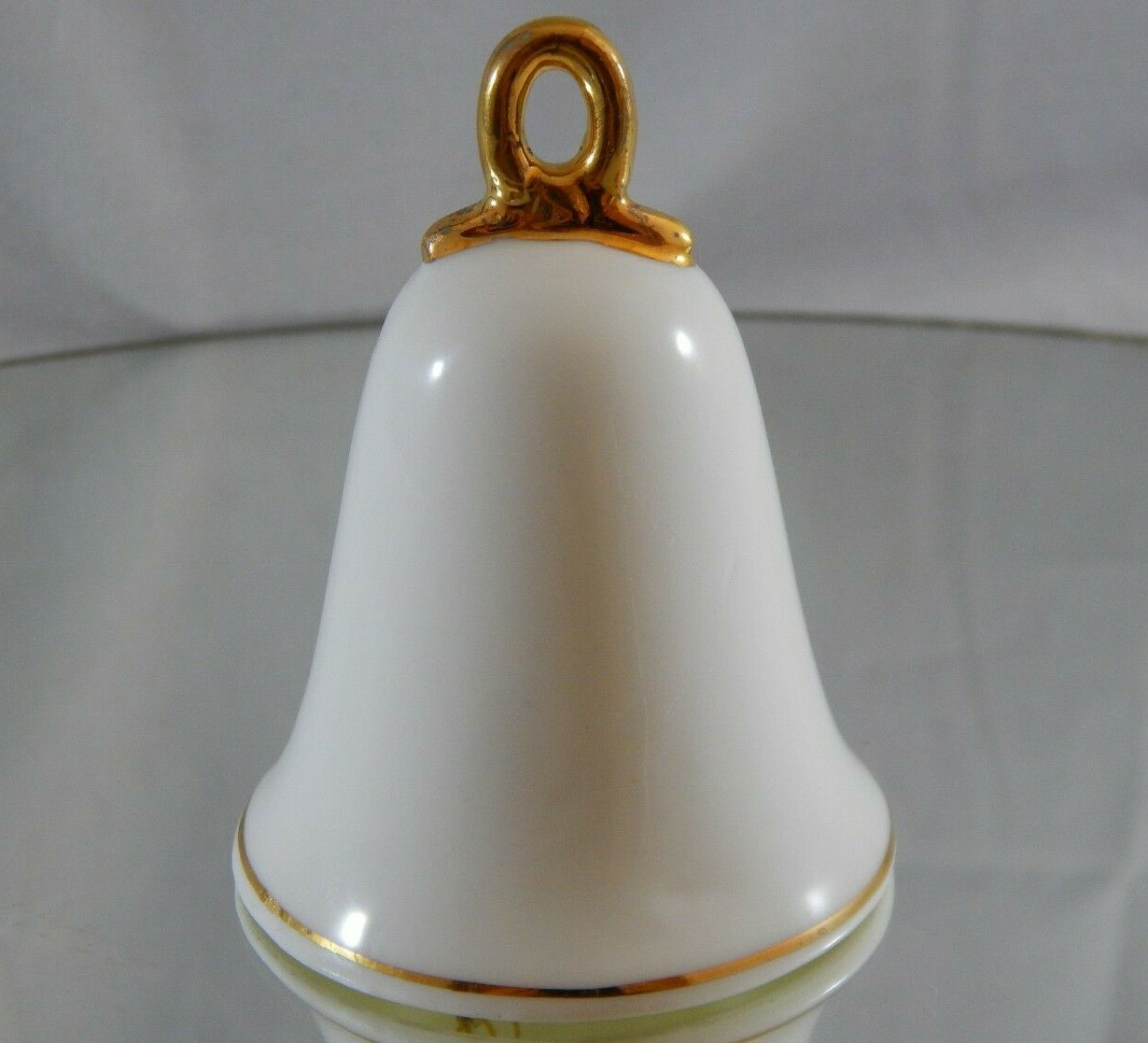 Vintage Enesco Miniature Porcelain Hand Bell 