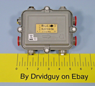 Arris / Regal RLDC12-8-15A Directional Coupler; 1.2GHz; 15A; 8db