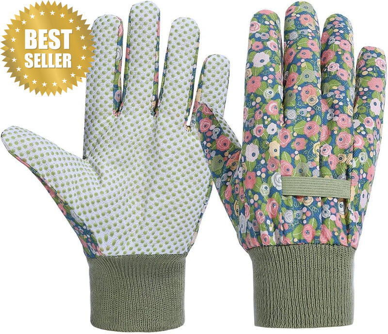 1 Pair Gardening Gloves for Women, Ladies Gardening Gloves Breathable Non-Slip F