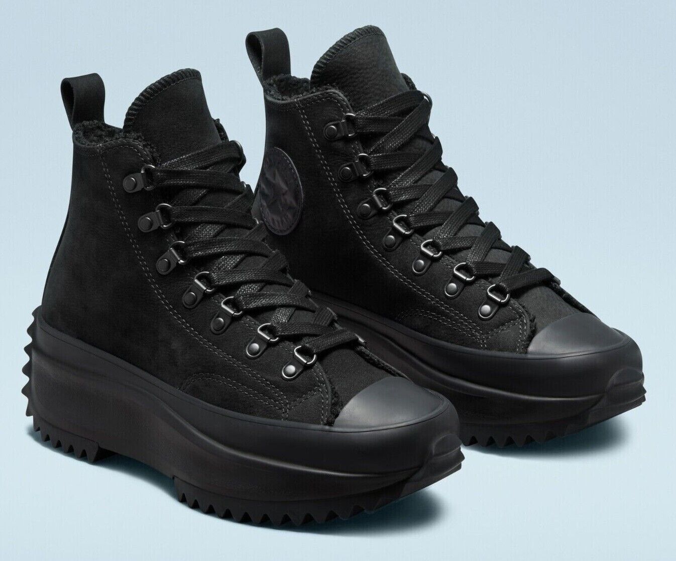 Converse Run Star Hike Platform Monochrome Hi To Boot Converse Run Star Hike Platform Monochrome Hi To Boot