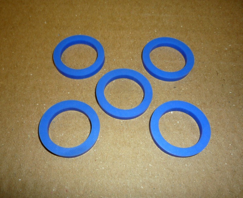 Silikon Flachdichtung, 5 St, 4mm Dick, Lebensmittelecht,Silikon Dichtung,Ring