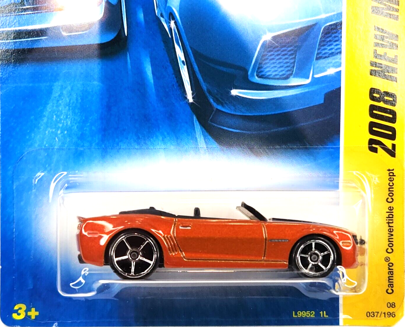 2008 1:64 Hot Wheels New Models 37/40 Camaro Convertible