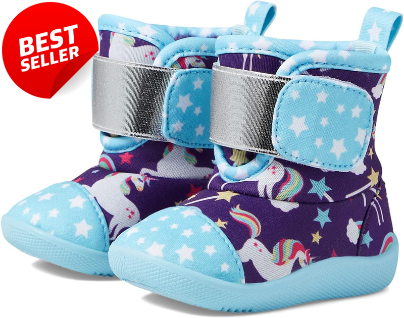 Unisex Toddler Pollywog Infant Waterproof Rain Boots Baby Shoes - US