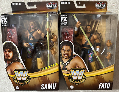 WWE ELITE LEGENDS SERIES 18 FATU SAMU CHASE FIGURES NEW HARD TO FIND