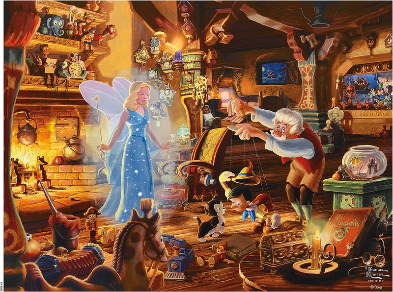 Ceaco - Thomas Kinkade - Disney - Geppetto'S Pinocchio - 750