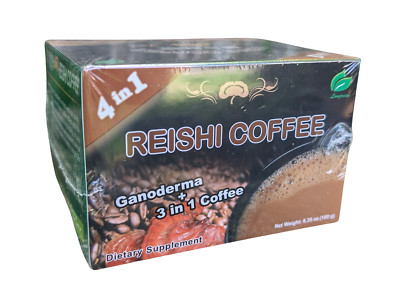 Longreen 4-In-1 Reishi Coffee Mushroom Medicine 10 Sachet x 18 g