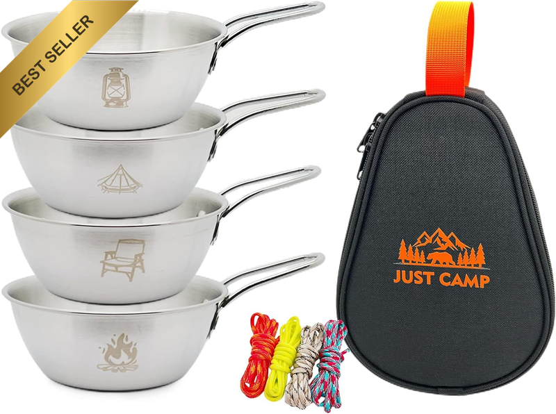 4Pcs Camping Sierra Cup