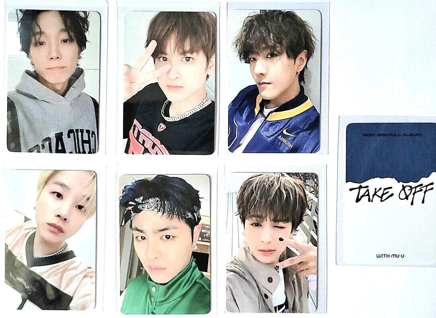 IKON 3RD FULL ALBUM TAKE OFF OFFICIAL WITHMUU PHOTOCARD