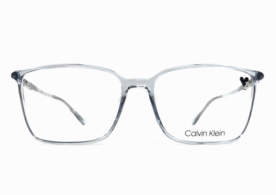 Calvin Klein Eyeglasses Frames CK22508 070 Crystal Smoke Gray Square 55-16-145