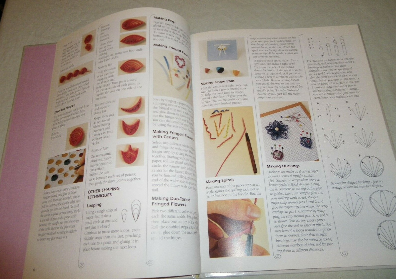 Paper Quilling Designs Book Weekend Crafter Hardcover Malinda Johnston Craft