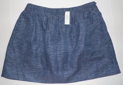 Jupe à Volants Banana Republic Bleu Marine - Tailles 12 Ou 14 - Neuve Avec étiquettes - Coton Mélangé