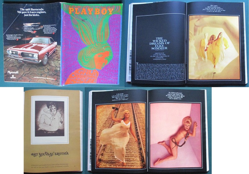 Playboy December 1967 Elke Sommer Gala Christmas Issue
