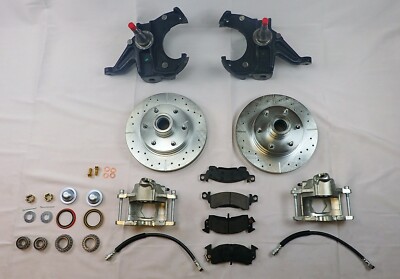 Chevrolet GMC Chevy c10 truck disc brake conversion 6 lug Stock height spindles 
