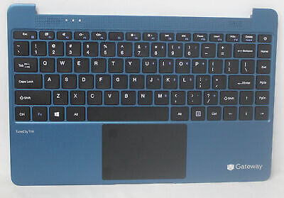 SP1284SF Gateway Palmrest Top Cover W/Keyboard/Tp/Fp Blue Gwtn141-4Bl 