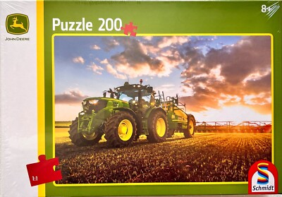 John Deere Tractor Field Spraying 6150R Schmidt 200 Pcs Dissection Puzzle 56145