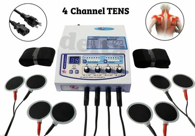 Electrotherapy 04 Channel Professional use Physiotherapy Multi Frequency Pulse##