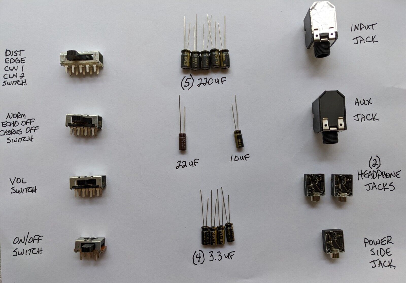 Parts Kit for SR&D Rockman X100 w/V10 Circuit Boards & Power Parts Kit for SR&D Rockman X100 w/V10 Circuit Boards & Power