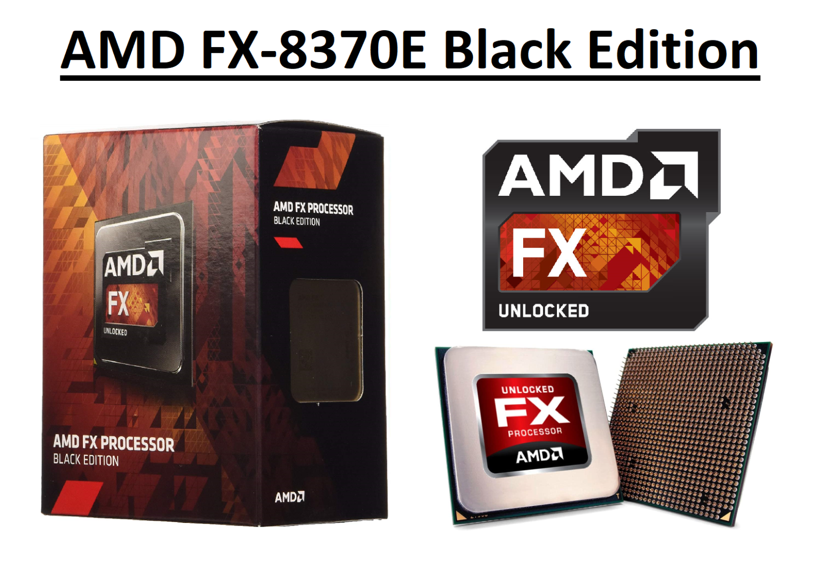 【中古CPU】AMD FX 8370E AMD Launches x86 Piledriver Based 125W FX-8370 and 95W FX-8370E