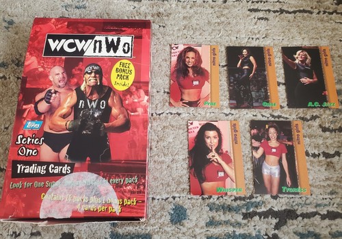 WCW nWo 1998 Topps Wrestling Trading Cards Empty Box Series