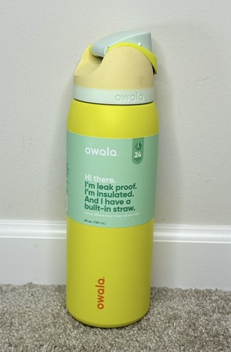 owala オワラ　レモンレモネード　ウォーターボトル Owala 24 oz FreeSip YELLOW 'Lemon Limeade' Water Bottle Flip