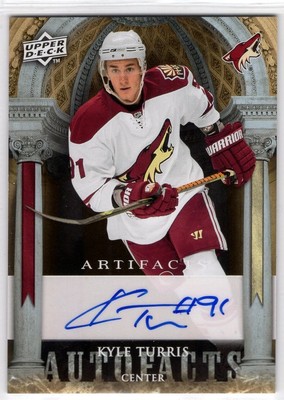 2009-10 Artifacts Autofacts #AFKT Kyle Turris *S1154