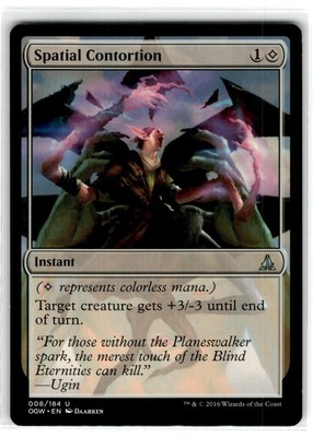 MTG Magic The Gathering Spatial Contortion Uncommon Lightly Played