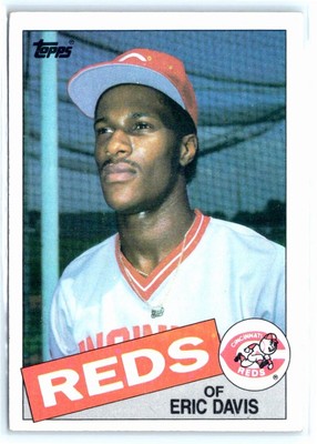 1985 Topps #627 Eric Davis sellerKS