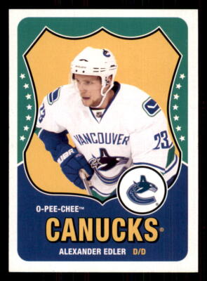 2010-11 O-Pee-Chee Retro #196 Alexander Edler Vancouver Canucks