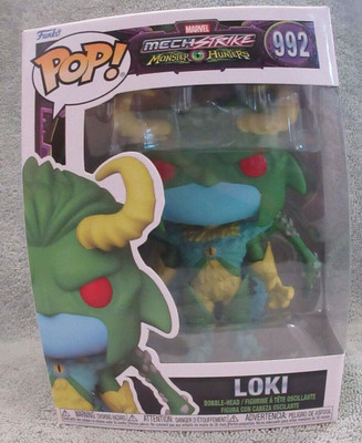 Funko Pop! Marvel Monster Hunters - Loki #992 NIB Free Shipping