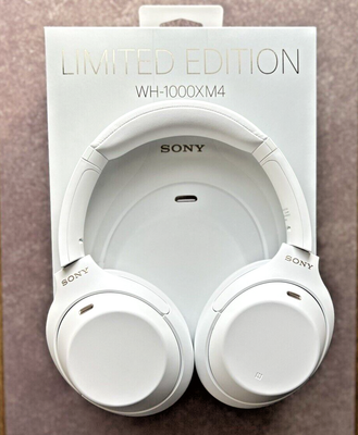 SONY WH-1000XM4 Silent White Limited Wireless Noise Canceling Headphones  84209