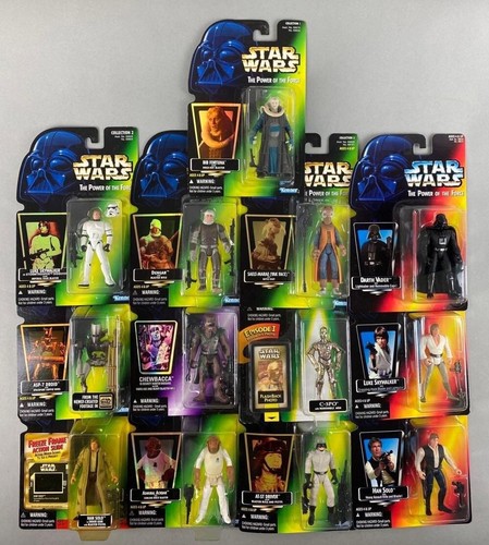 13)Kenner Star Wars Power of the Force action figures lot of