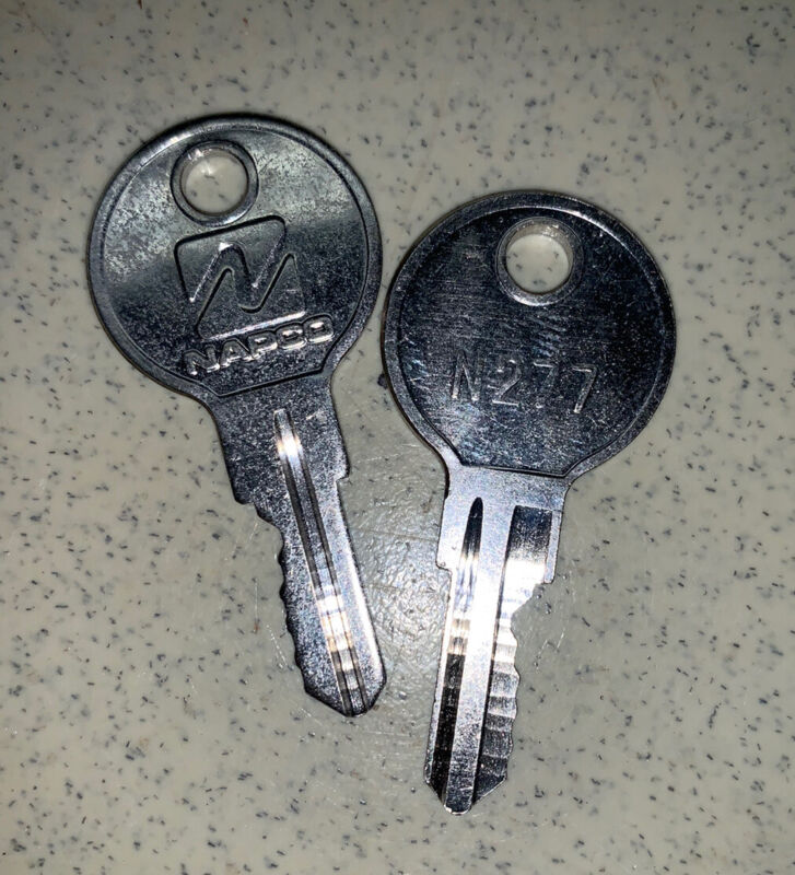 (2) Napco N277 Cabinet Keys