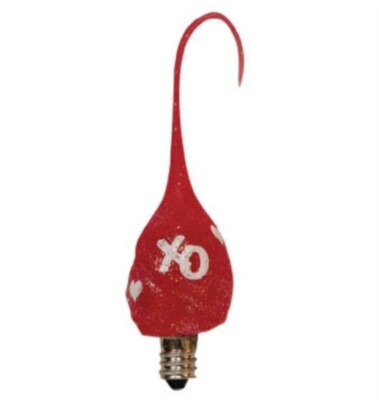 Red Valentine Silicone Dipped Bulb
