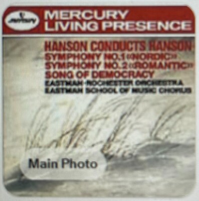 Hanson Conducts Hanson (CD, Oct-1990, Mercury) HAW