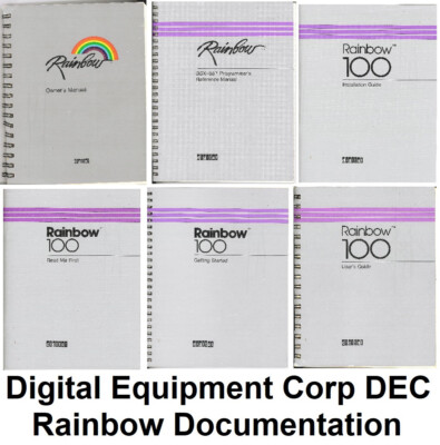 Vintage Original Digital Equipment Corp. DEC Rainbow Documentation Manual