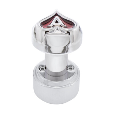 Ace of Spades Shift Knob & Adapter for Eaton Fuller Style 9/10 Shifter - Chrome