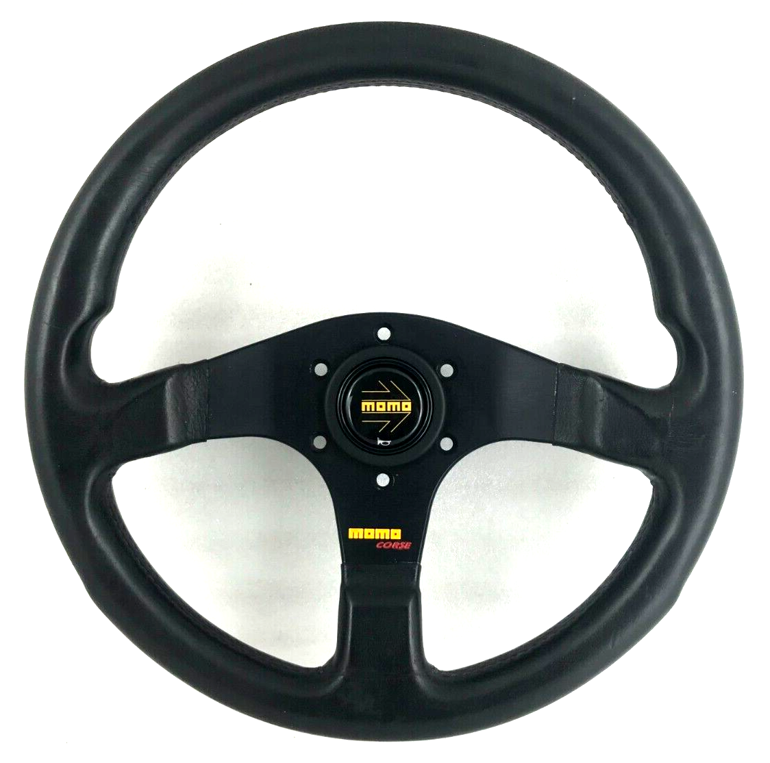 momoステアリング コルセ 3本スポーク 35cm - メルカリ MOMO CORSE