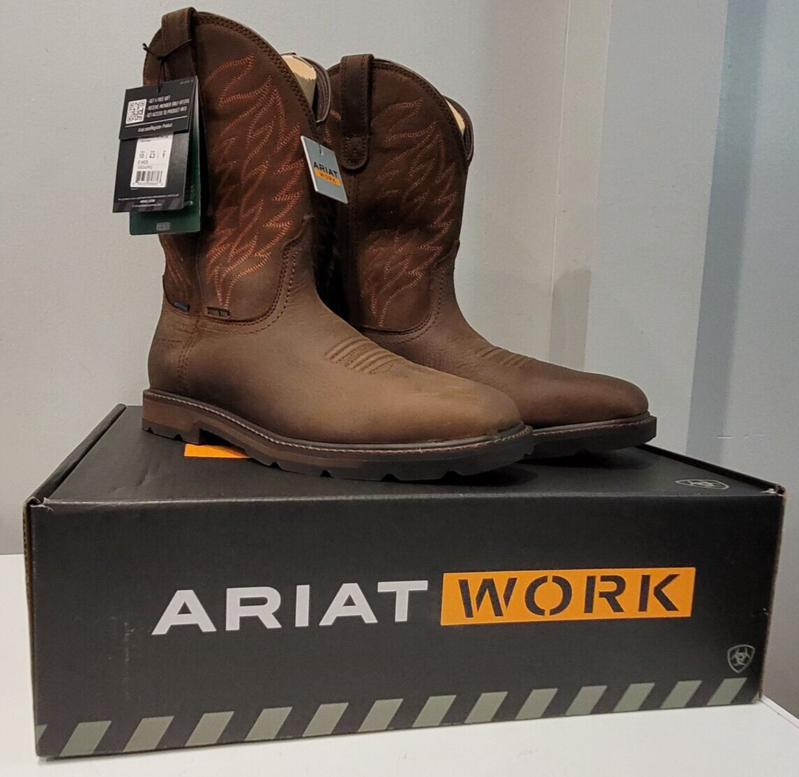 Ariat groundbreaker deals h2 steel toe