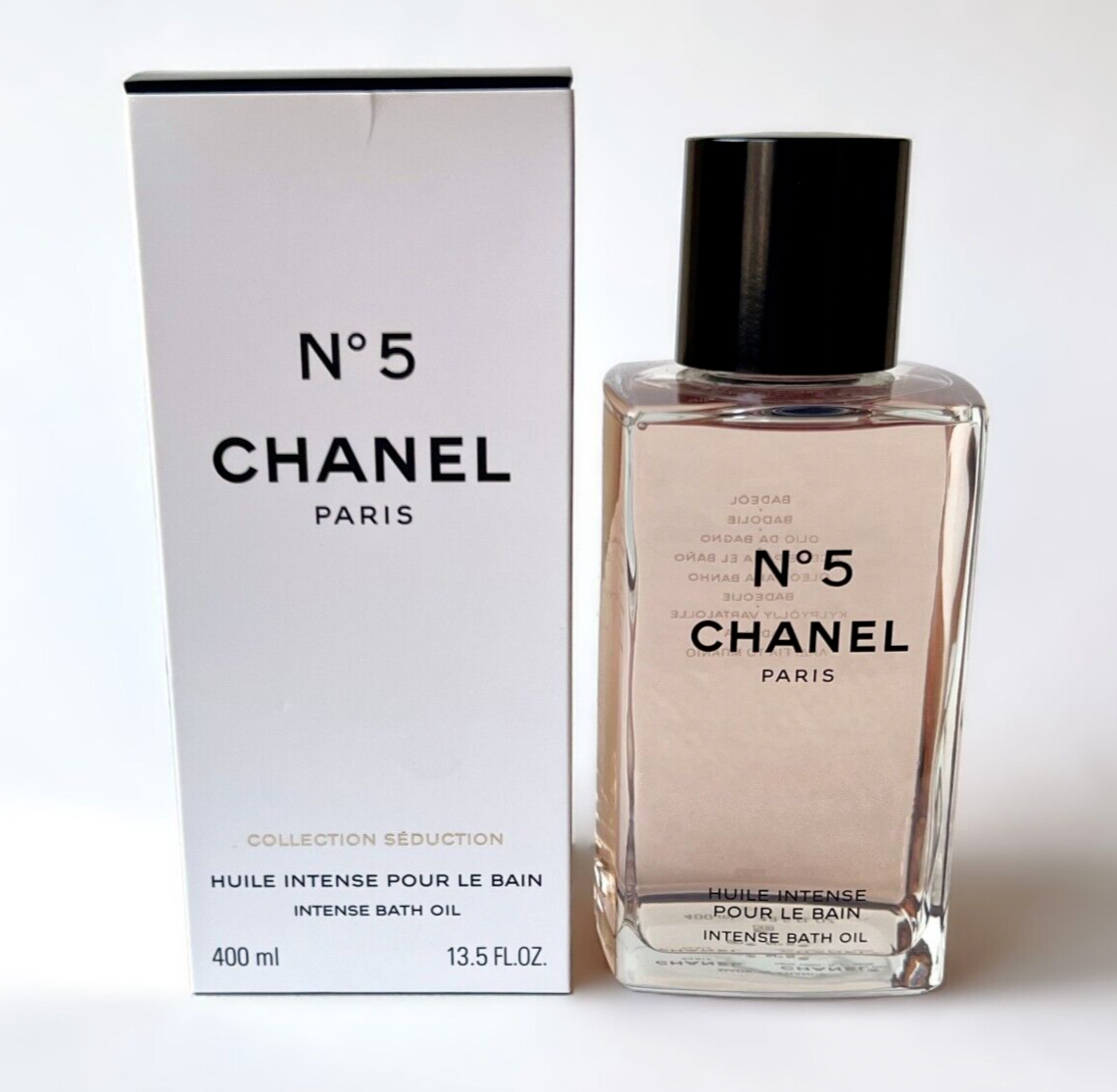 CHANEL N°5 バスオイル 400ml 専用バッグ付き CHANEL No 5 Intense Bath Oil (400 ml/13.5 oz) Collection